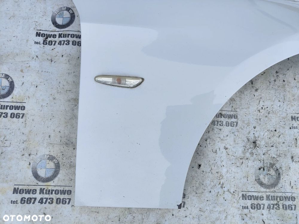 BMW E90 E91 Błotnik prawy przedni przód Alpinweiss 300 - 2