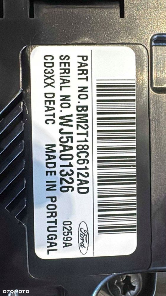 ramka radia z panelem klimatyzacji ford s-max mk1 lift - 3