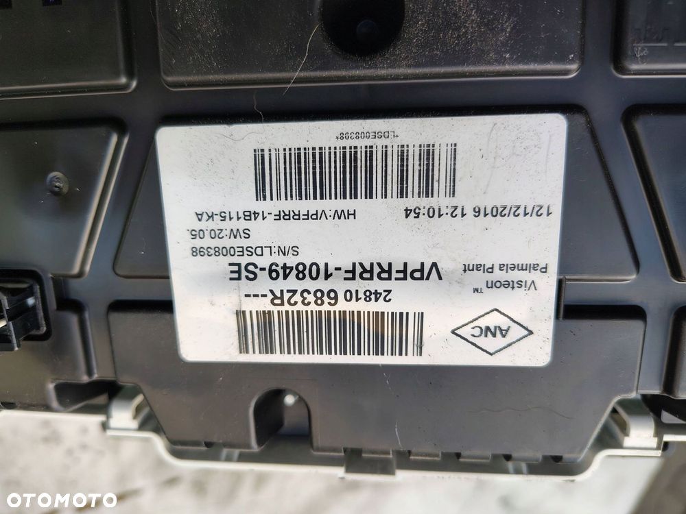 KOMPUTER SILNIKA ZESTAW 237106626R RENAULT TRAFIC 3 III 1.6 DCI - 7