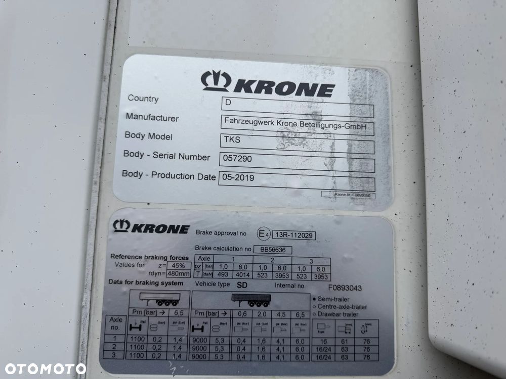 Krone Doppelstock ,Carrier Vector HE19, wys. 2,70m, ŚCIANA 7 cm - 32