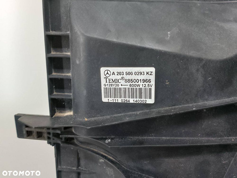 WENTYLATOR CHŁODNICY MERCEDES KLASA C W203 A2035000293KZ 885001966 2.2 - 8