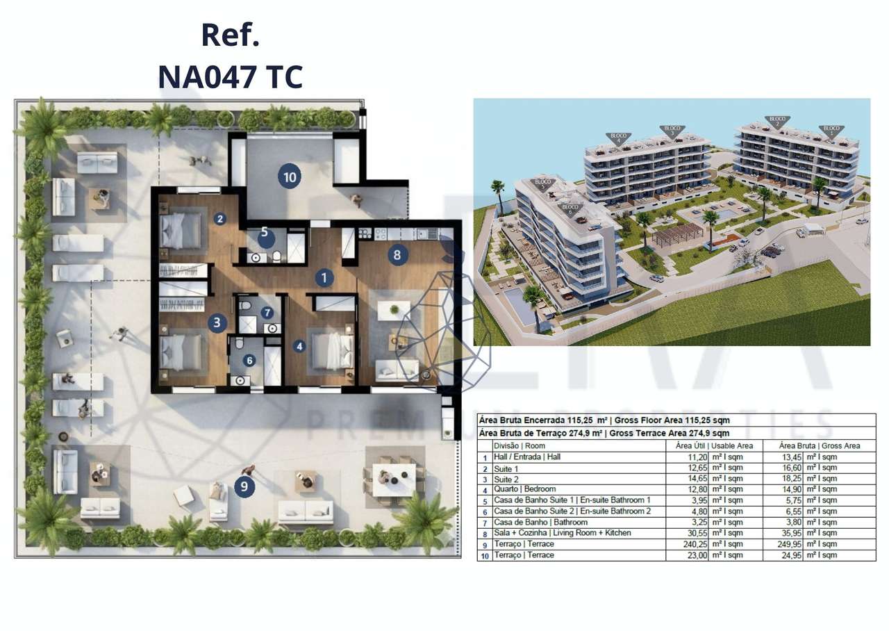 T3 COM 390m2 e BOX PARA 3 VIATURAS NO HORUS RESIDENCE - PRAIA DA ROCHA - Grande imagem: 3/41
