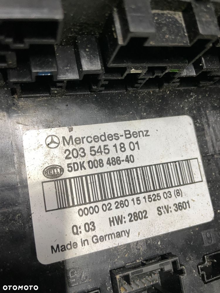 MERCEDES c 203   skrzynka bezpieczników  SAM bsi moduł komfort - 1