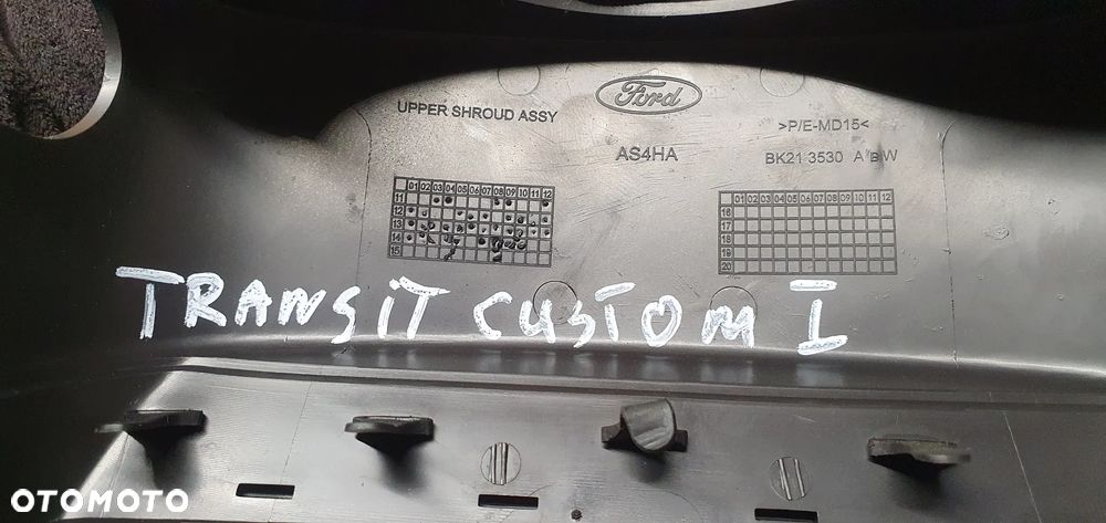 Osłona obudowa kolumny kierowniczej Ford Transit Custom MK8 BK21-3533-ABW - 8