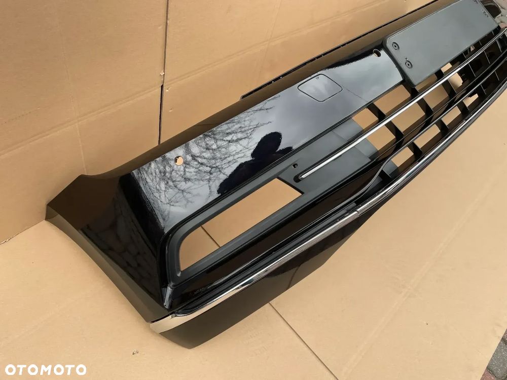 vw passat b8 przód przedni zderzak highline chrom LC9X czarny w kolor BEZ MALOWANIA ori - 2