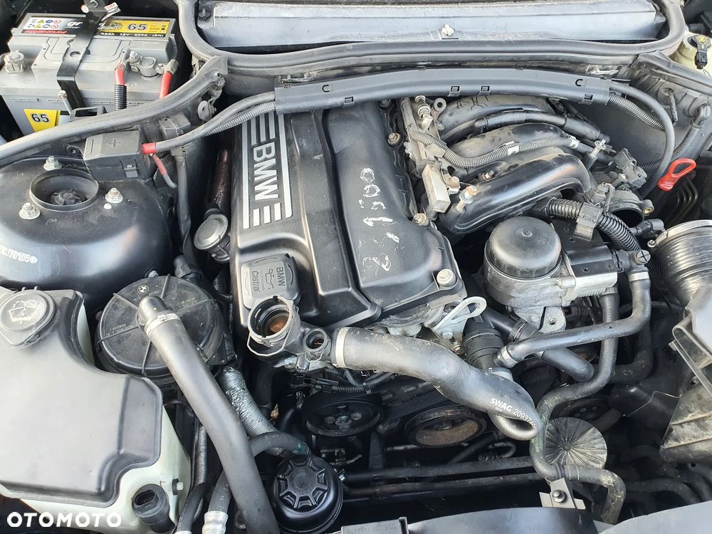 bmw e46 lift silnik 2.0B N42B20A skrzynia sanki belka przód tył wahacz zacisk zwrotnica - 2