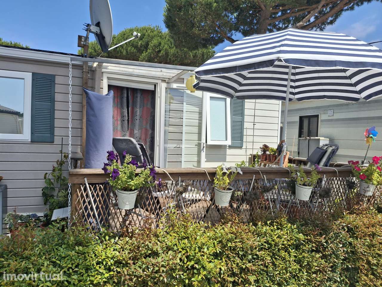 Mobile Home T2, 30qm c/deck 8qm em Aldeia do Meco/ Sesimbra - Grande imagem: 4/20