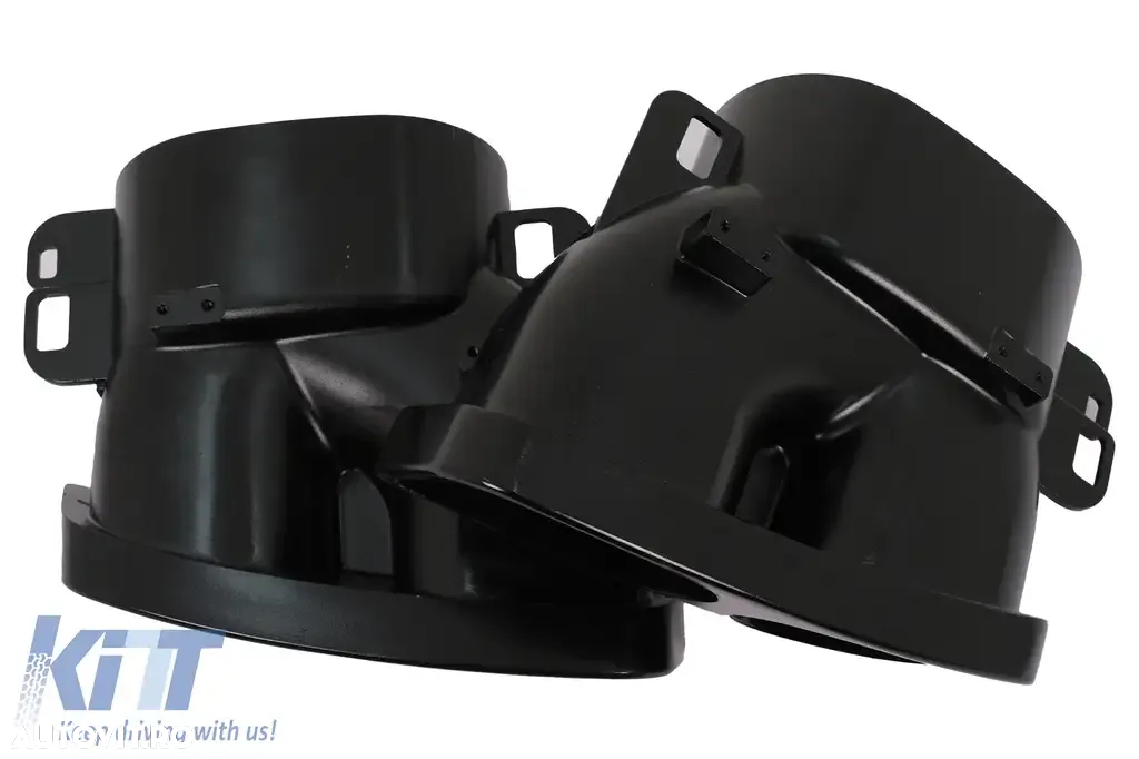 Difuzor Bara Spate compatibil cu Mercedes C-Class W205 S205 (2014-2020) pentru Sport Line - 6