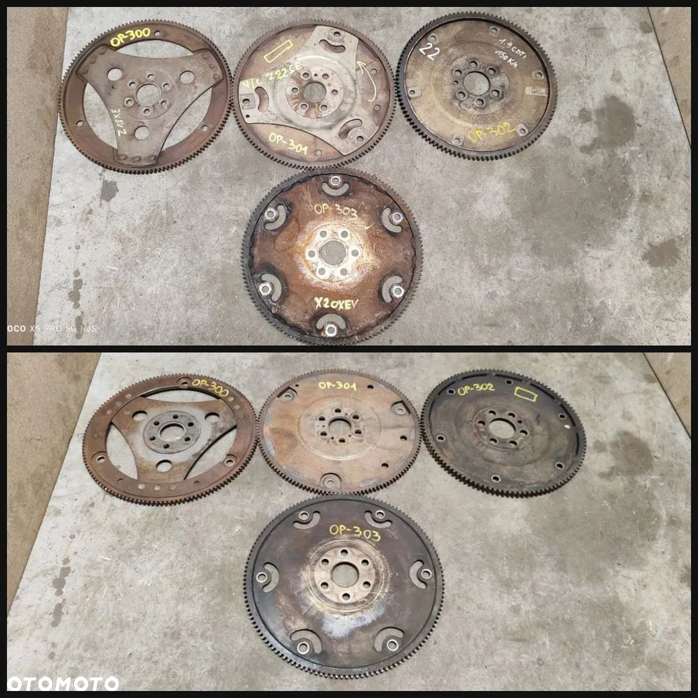 AUTOMAT OPEL CHEVROLET DAEWOO SAAB FIAT ALFA ROMEO LANCIA RENAULT DACIA CITROEN PEUGEOT FORD VOLVOAUTOMATYCZNE DIESEL / BENZYNA SPRZĘGŁO KOŁO ZAMACHOWE TARCZA DOCISK DWUMAS - 1