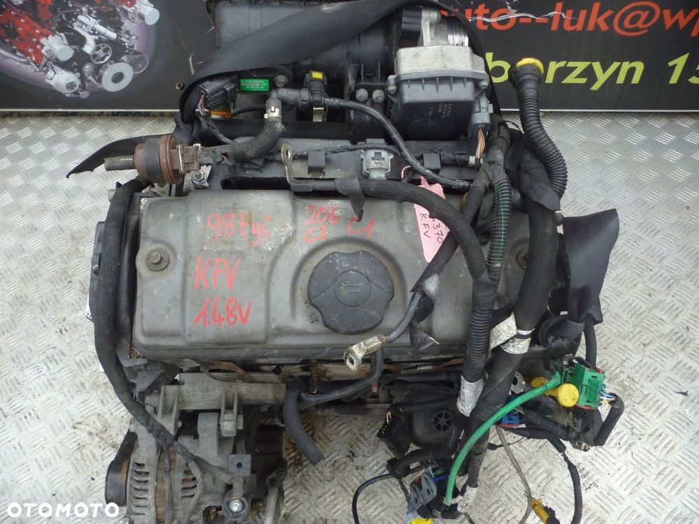 SILNIK PEUGEOT CITROEN 1.4 8V KFV 98 TYS - 2