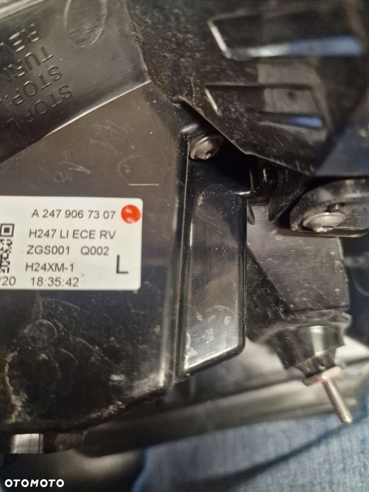lampa tylna lewa mercedes gla a2479067307 - 3