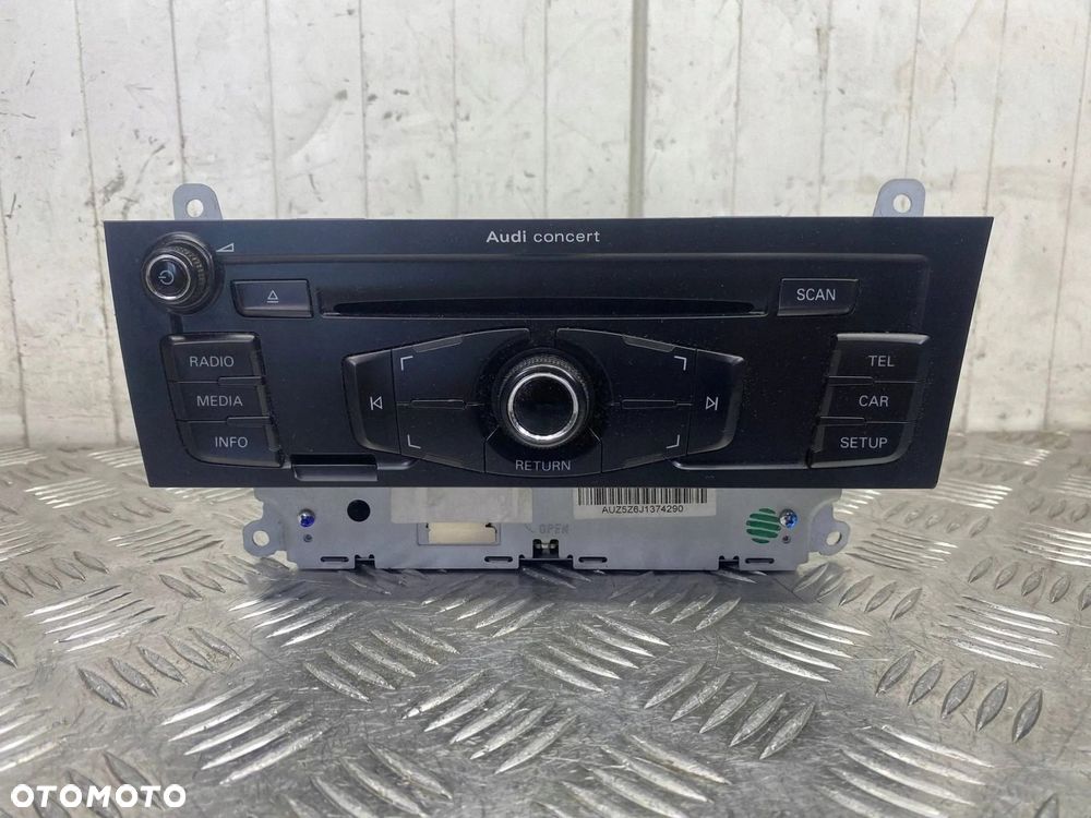 RADIO CD CZYTNIK CONCERT AUDI A4 B8 A5 8T Q5 8R 8T2035186P - 1