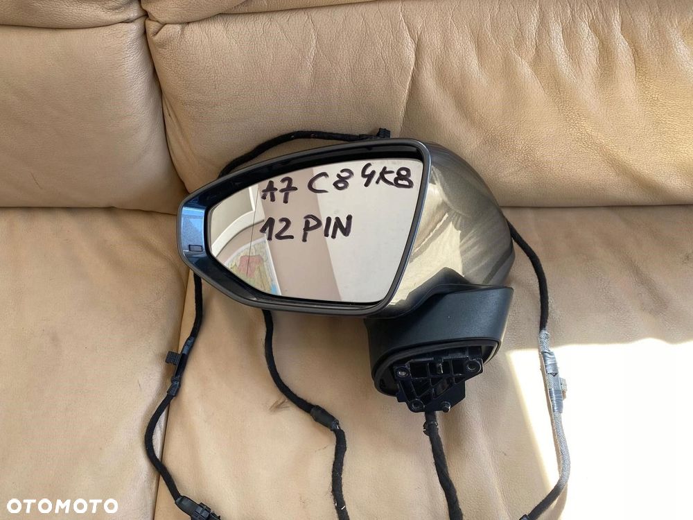 audi a7 c8 4k8 lusterko lewe 12 pin europa - 1