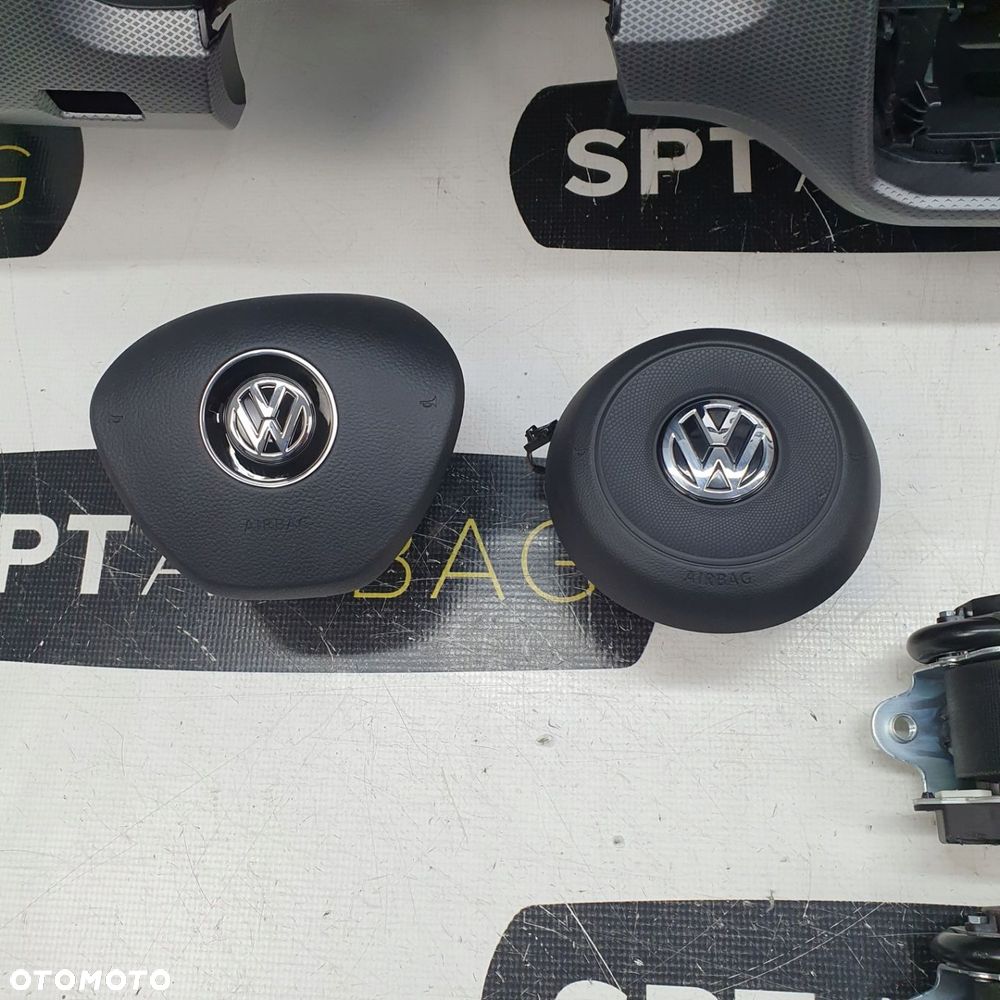 VW UP! UP DESKA ROZDZIELCZA KONSOLA KOKPIT PULPIT PODUSZKI AIRBAG AIR BAG PASY KIT SET - 8