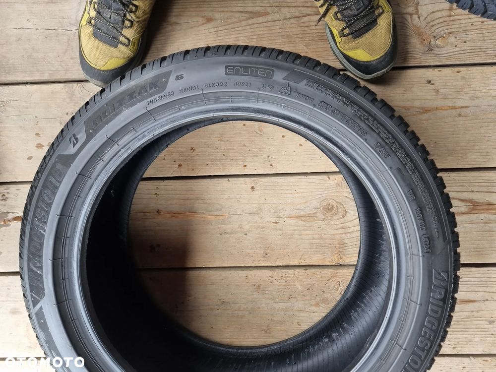 Opony Bridgestone Blizzak 6 enliten 235/45R18 98V 2024r,2x7,8mm super stan - 7