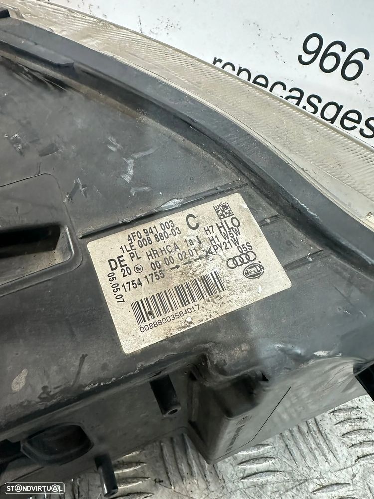 .Conjunto Farol Otica Frente Frontal Direita Esquerda Audi A6 C6 Original - 6