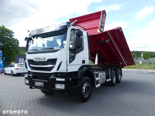 Iveco TRAKKER / X-WAY 420 / 6x4 / KH-KIPPER 3 STR / HYDROBURTA / WYWROTKA /