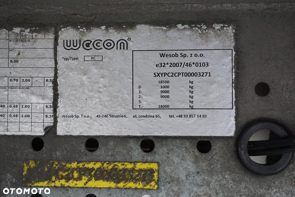 Wecon TANDEM / DŁ. 6,5 M / PRZEJAZDOWA / 16 PALET - 11