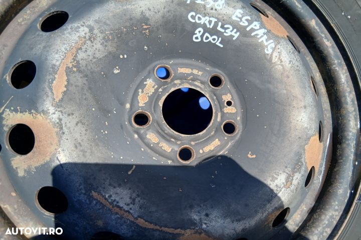 Jante tabla cu anvelope 16 - set 225/60 R16 61/2JX16H2  ET50 225/60 R - 7