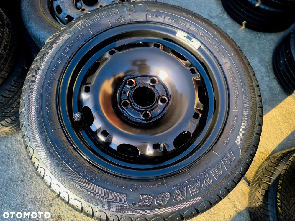 5x100 Felgi Stalowe Stal 14 Koła Letnie Lato SKODA FABIA PRAKTIK ROOMSTER RAPID SEAT IBIZA CORDOBA TOLEDO IV 4 VW FOX POLO Legnica ALU-RAD 185/60 7,5mm - 3