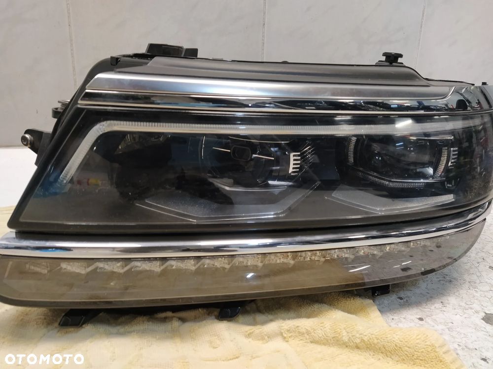 VW TIGUAN II 2 REFLEKTOR LAMPA LAMPY PRZÓD PRZEDNIE LEWA PRAWA FULL LED PRZETWORNICE KOMPLETNA ORYGINAŁ - 4