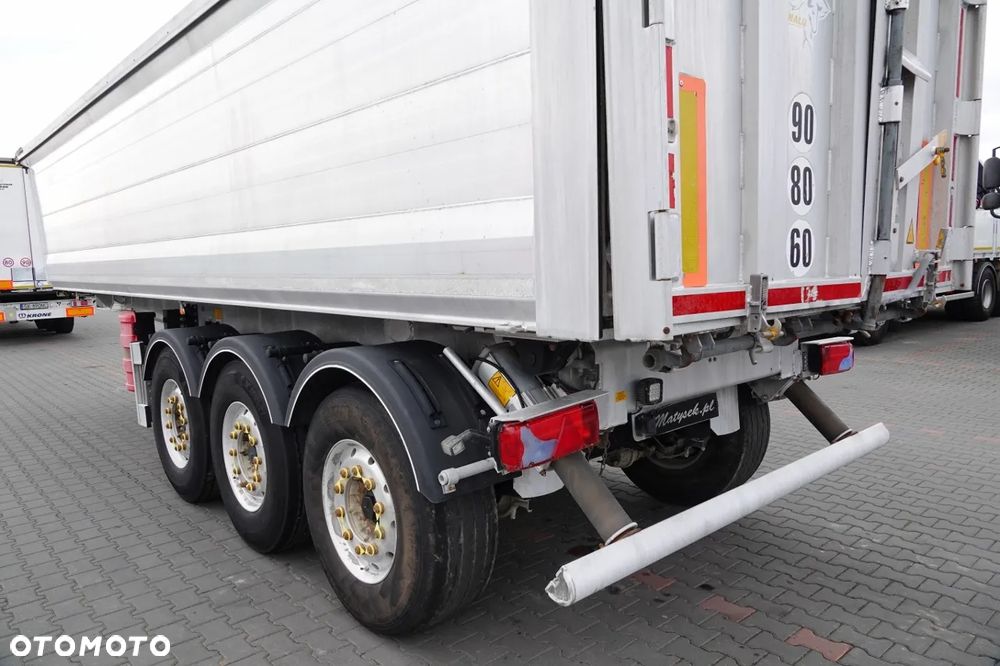 Benalu WYWROTKA / 26 m3 / ALUMINIOWA / OŚ PODNOSZONA / WAGA: 5 000 KG / ALUFELGI / SPROWADZONA - 11