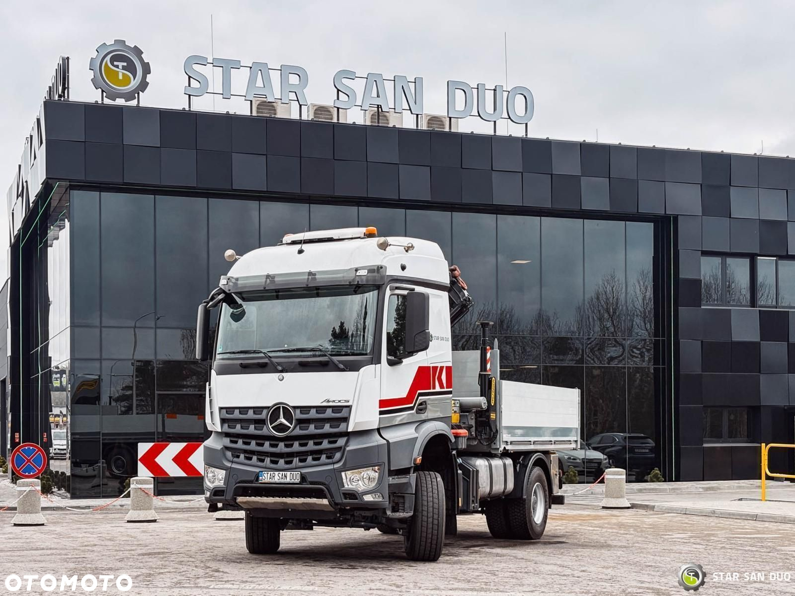 Mercedes-Benz AROCS 1851 4x4 PALFINGER PK 20002 HDS Żuraw Crane Kran - 3