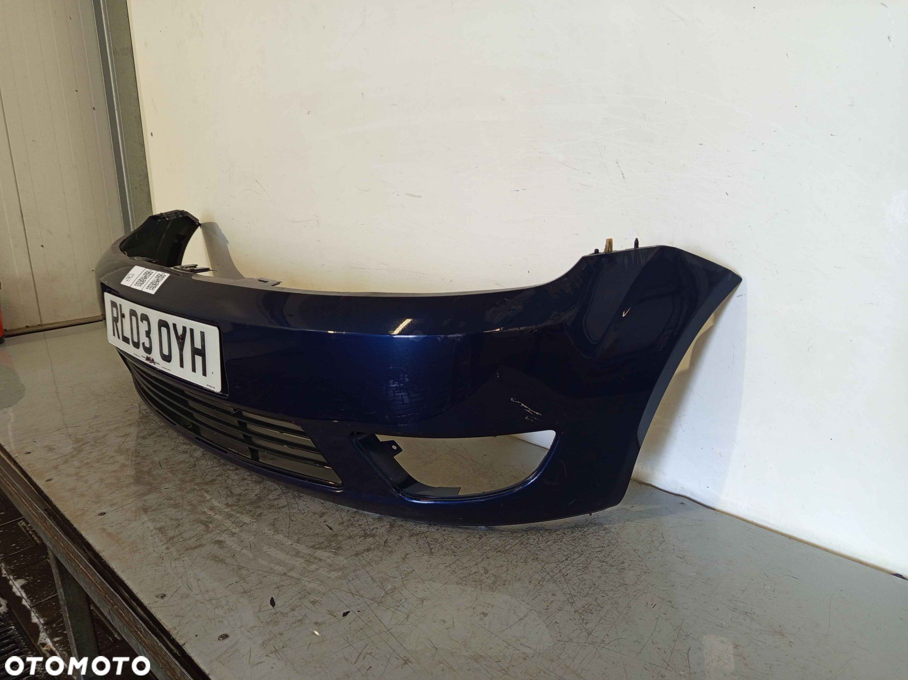 @ ZDERZAK PRZÓD PRZEDNI FORD FIESTA MK.6 6 VI E2 GRANAT GRANATOWY - 3