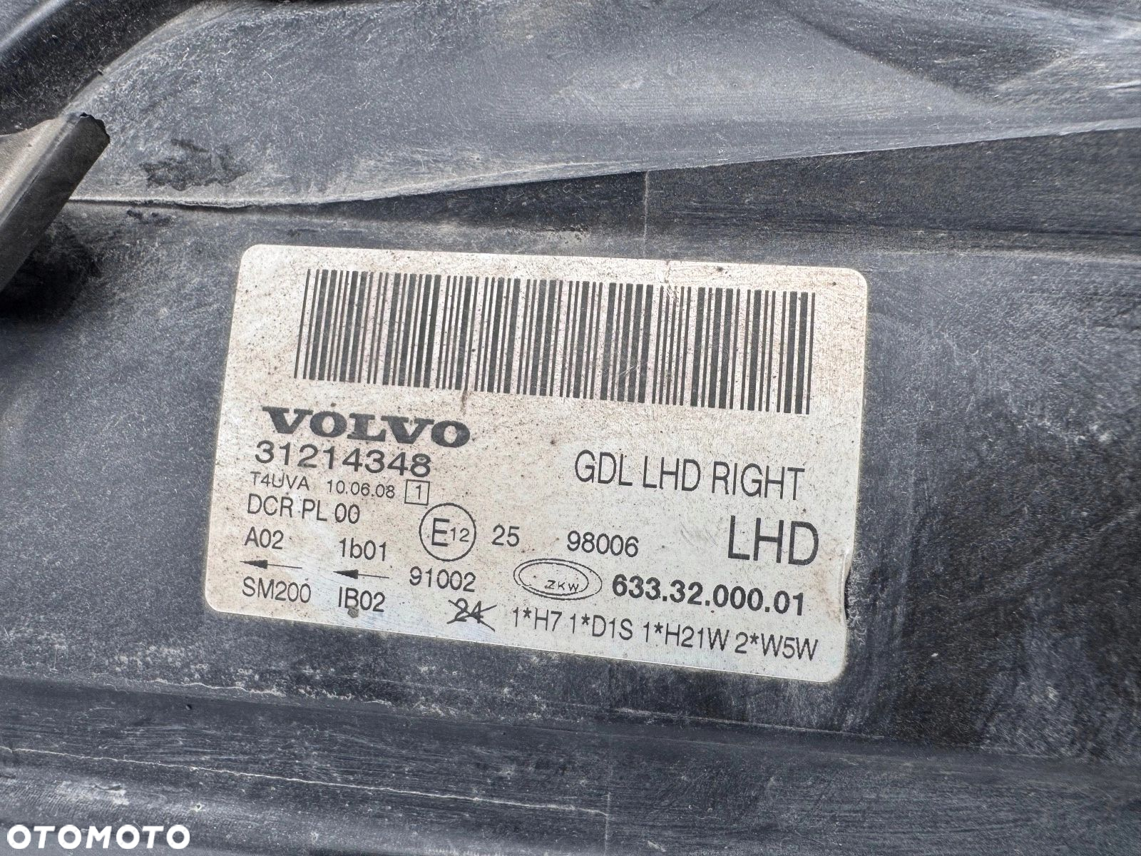 LAMPA PRAWA PRZÓD VOLVO S80 V70 XC70 XENON - 5