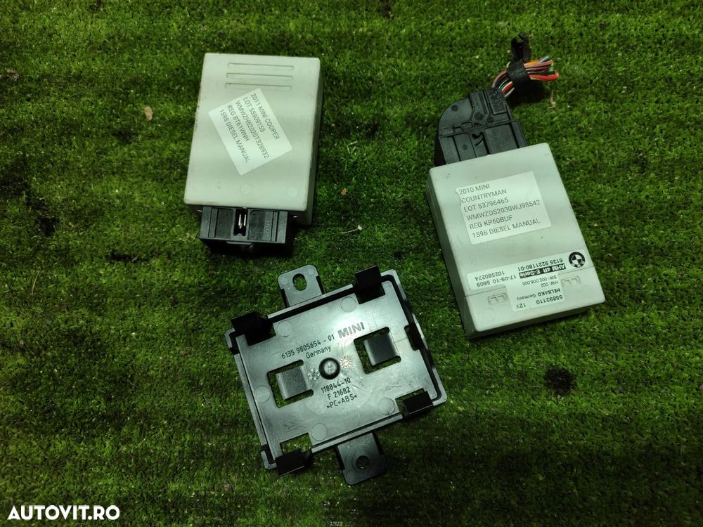MODUL TRACTARE + SUPORT DE MODUL + MODUL COLOANA DIRECTIE ELECTRICA MINI COOPER S R56 LCI 2011 1.6 BENZINA 3 USI Hatchback / 2010-2013 / MINI COOPER D ALL4 Countryman R60 2010 1.6 DIESEL / HATCHBACK 2010-2016 / COD OEM 9221180 / 61359221180 / 55892110 / 61359805654 / 9805654 / 6906013 - 1