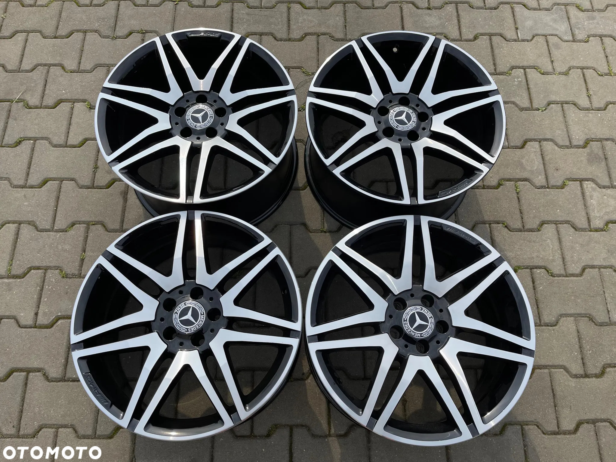 FELGI ALUFELGI NOWE! 19 AMG MERCEDES E W212 CLS V KLASA 5X112 ET40 9.5J SPRAWDZONE ORYGINAŁ A2124014602 A2124014702 - 2