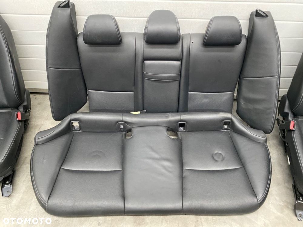 KANAPA TYŁ FOTEL TYLNY SKÓRA CZARNY INFINITI Q50 EUROPA ŁADNY - 1