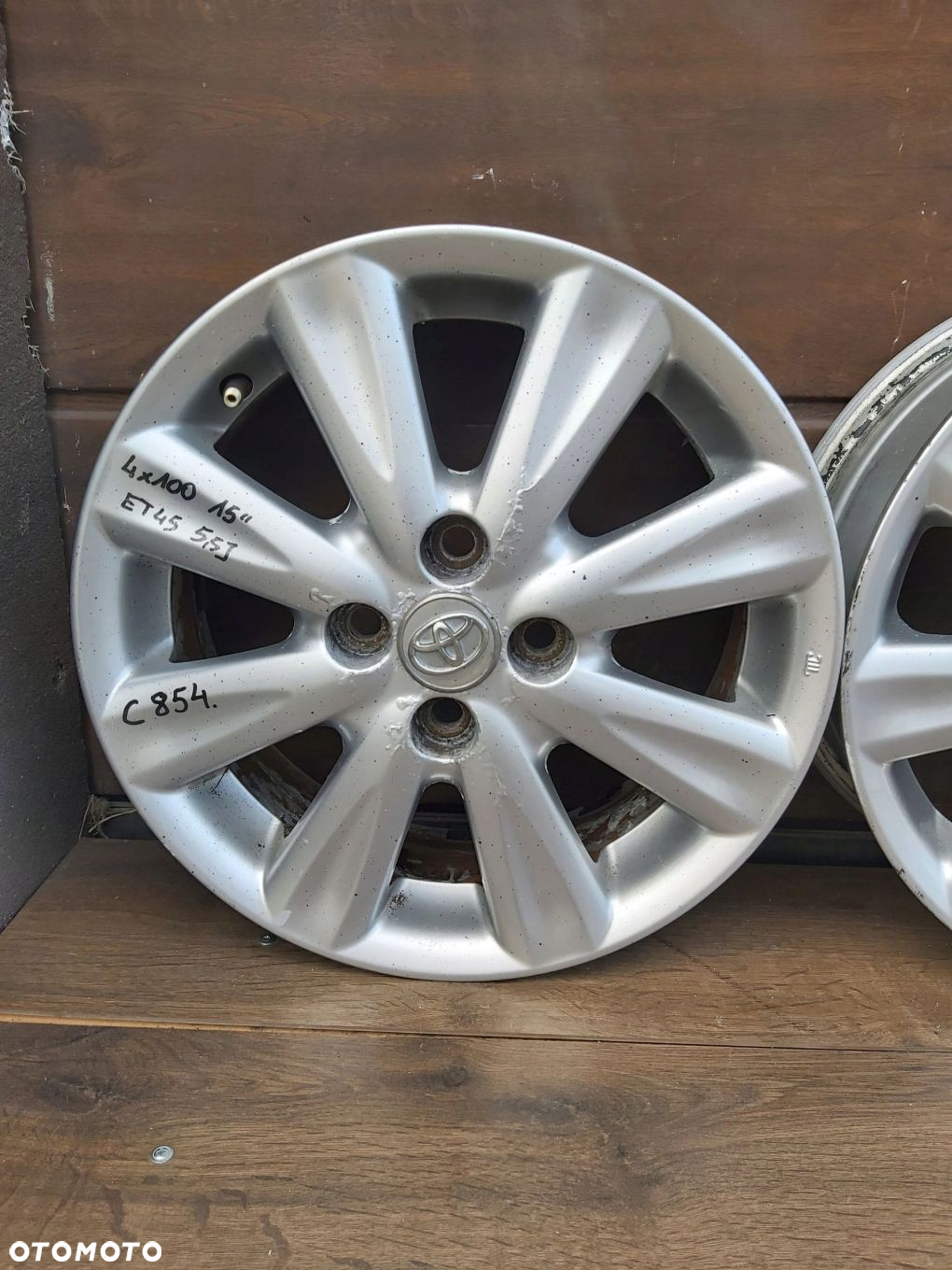 Toyota Yaris I II III Alufelgi 15 4 x 100 et45 - 2
