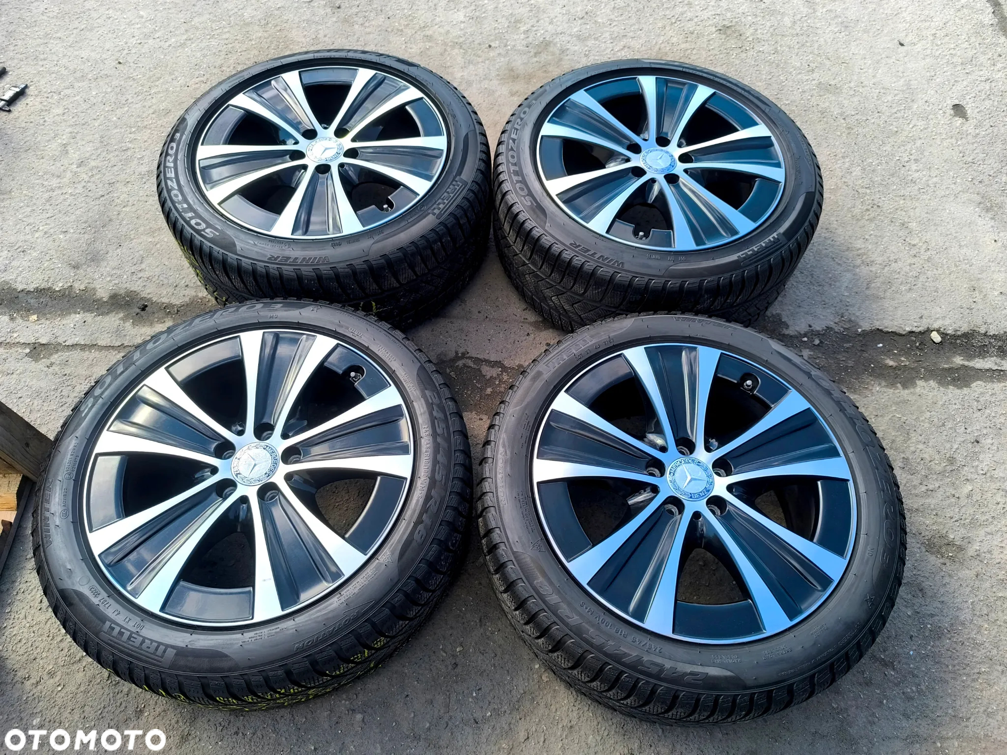 5x112 Alufelgi Felgi Aluminiowe 18 Koła Zimowe Zima MERCEDES E KLASA W212 W213 C W204 C238 A238 6,5mm 23r. Legnica ALU-RAD 245/45 275/40 - 2