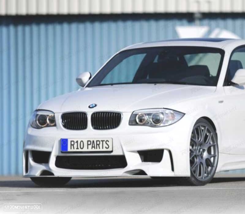 PARA-CHOQUES FRONTAL BMW E81 E87 E82 E88 LOOK 1M SRA + SPOILER FRONTAL - 3