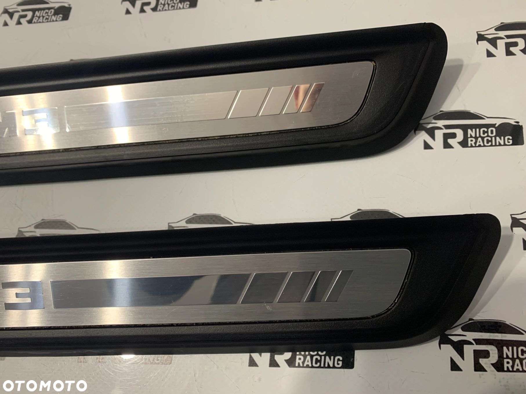 LISTWY NAKŁADKI PROGOWE PRZÓD KOMPLET BMW M3 G80 G81 8075021 - 2