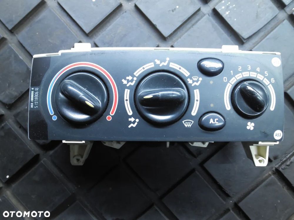 PANEL STEROWANIA NAWIEWEM RENAULT SCENIC I 651947U - 1