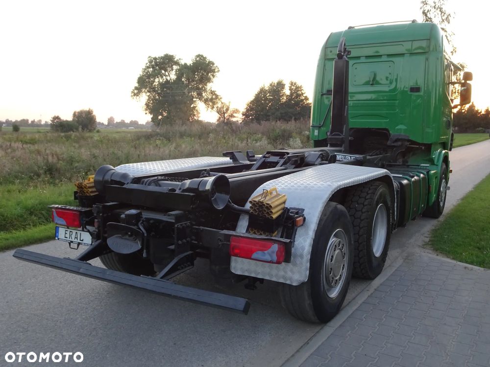 Scania R480 hakowiec Meiller z Niemiec os skretna podnoszona - 6