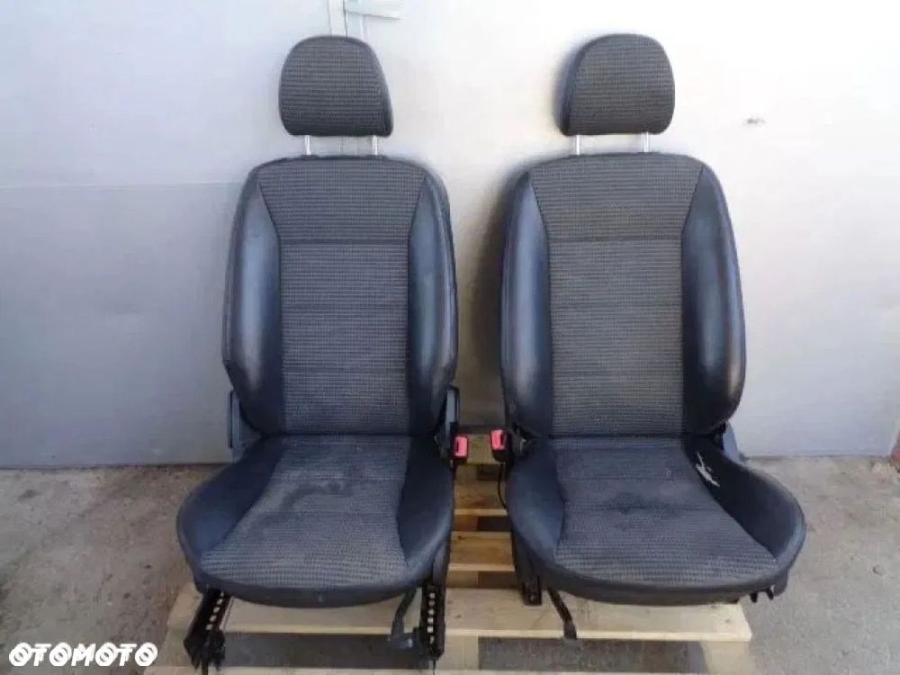 Mercedes W169 A-Klassa 5-Drzwi Fotel Lewy Prawa Kanapa Tył Półskóra Kpl - 1