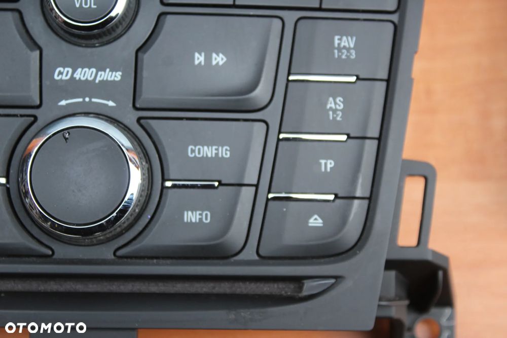 RADIO PANEL WYŚWIETLACZ KOMPLET OPEL ZAFIRA C CD 400 PLUS - 7