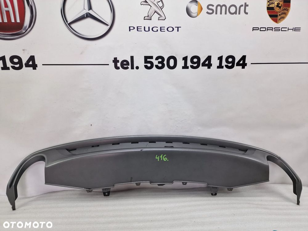 AUDI A6 C7 4G0 S-LINE 11- DYFUZOR / SPOJLER ZDERZAKA TYLNEGO TYLNIEGO TYŁ , OPCJA NA DWA WYDECHY , NR 4G0807521F , NR AUKCJI DT416 - 1