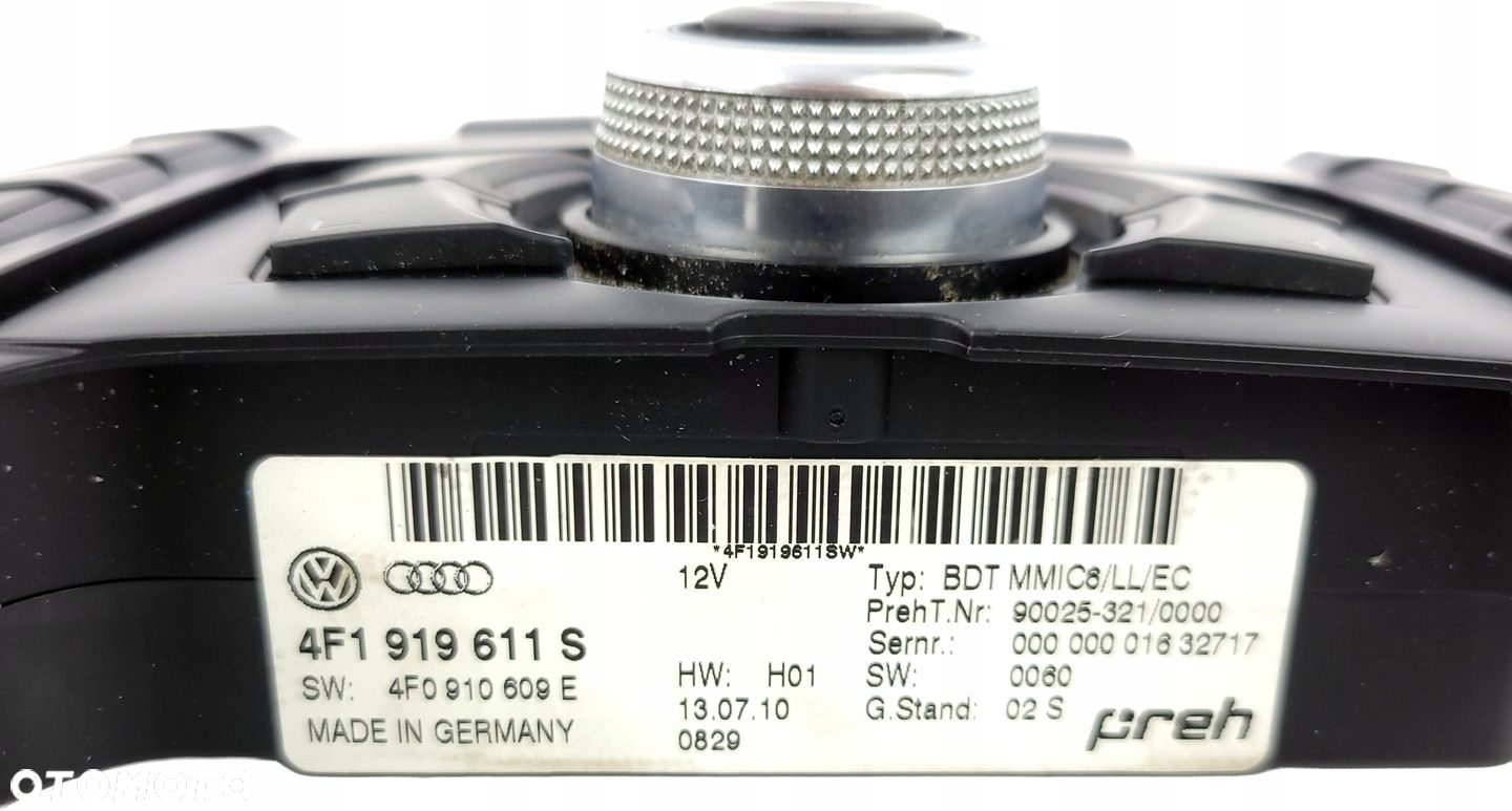 AUDI A6 C6 PANEL STEROWANIA MMI 3G HIGH 4F1919611S EUROPA - 4