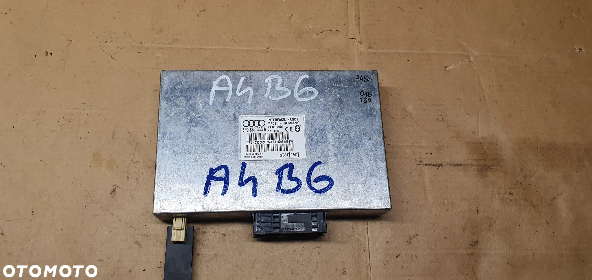 Moduł sterownik bluetooth Audi A4 B6 8P0862335A - 2