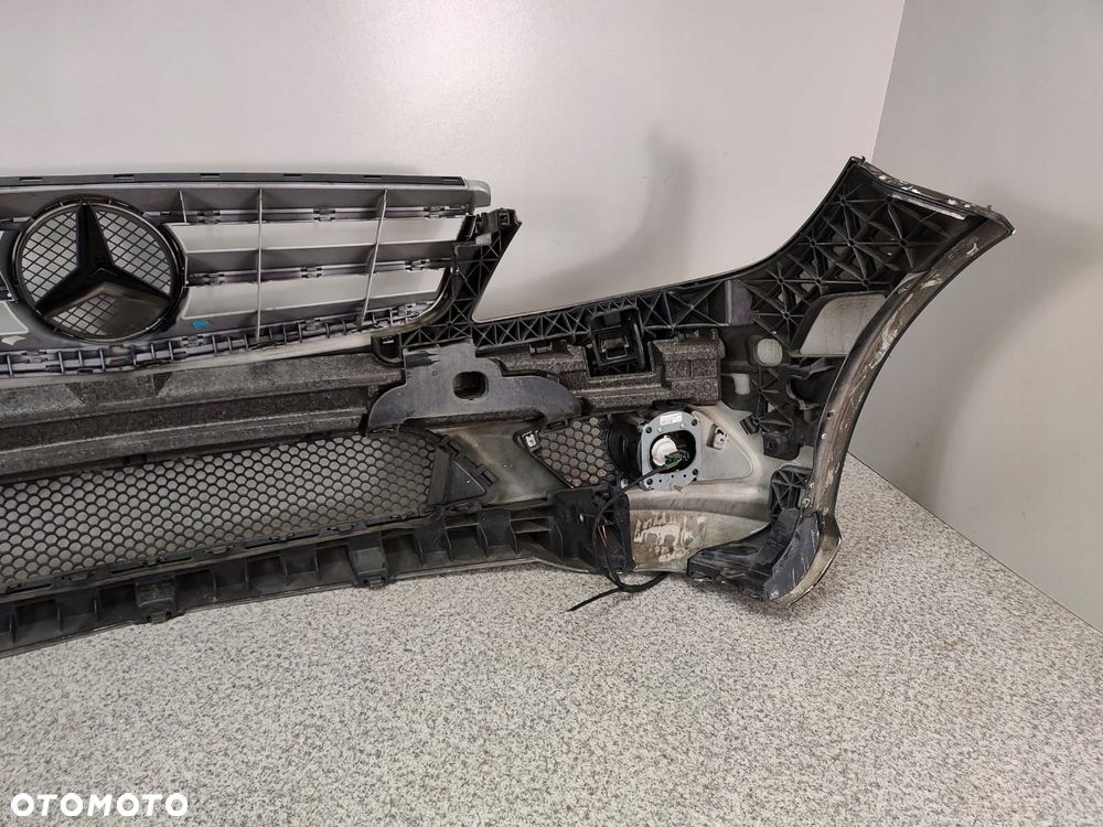 MERCEDES C KLASA W204 AMG ZDERZAK PRZÓD GRILL SPRYSKI XENON KOMPLETNY - 7