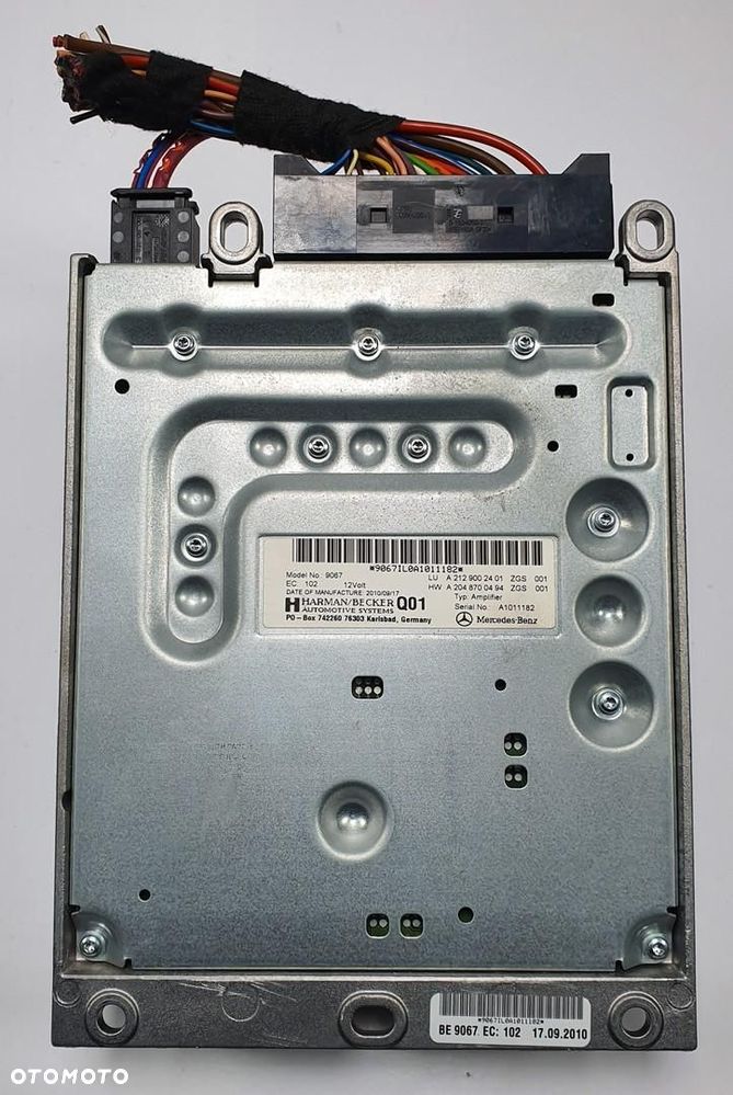 WZMACNIACZ HARMAN MERCEDES W212 A2129002401 - 2