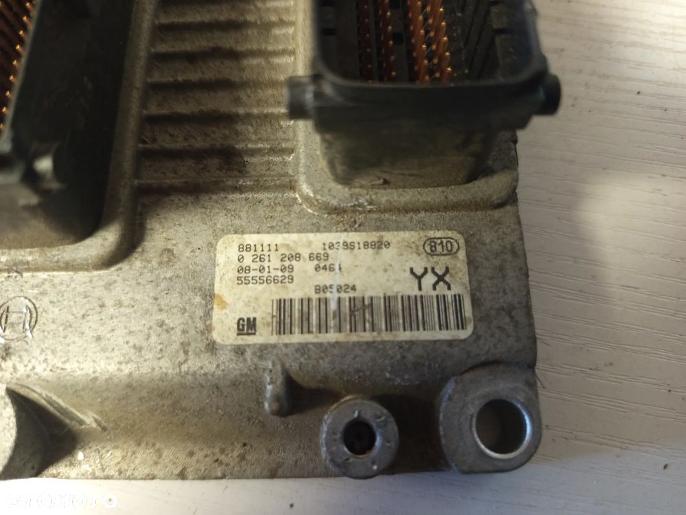 KOMPUTER STEROWNIK SILNIKA OPEL ASTRA G II 1.4 55556629 - 2