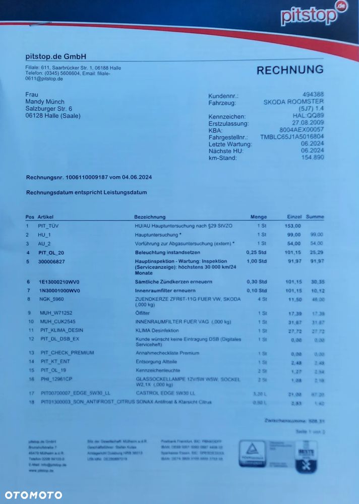 Skoda Roomster 1.4 16V PLUS EDITION - 28