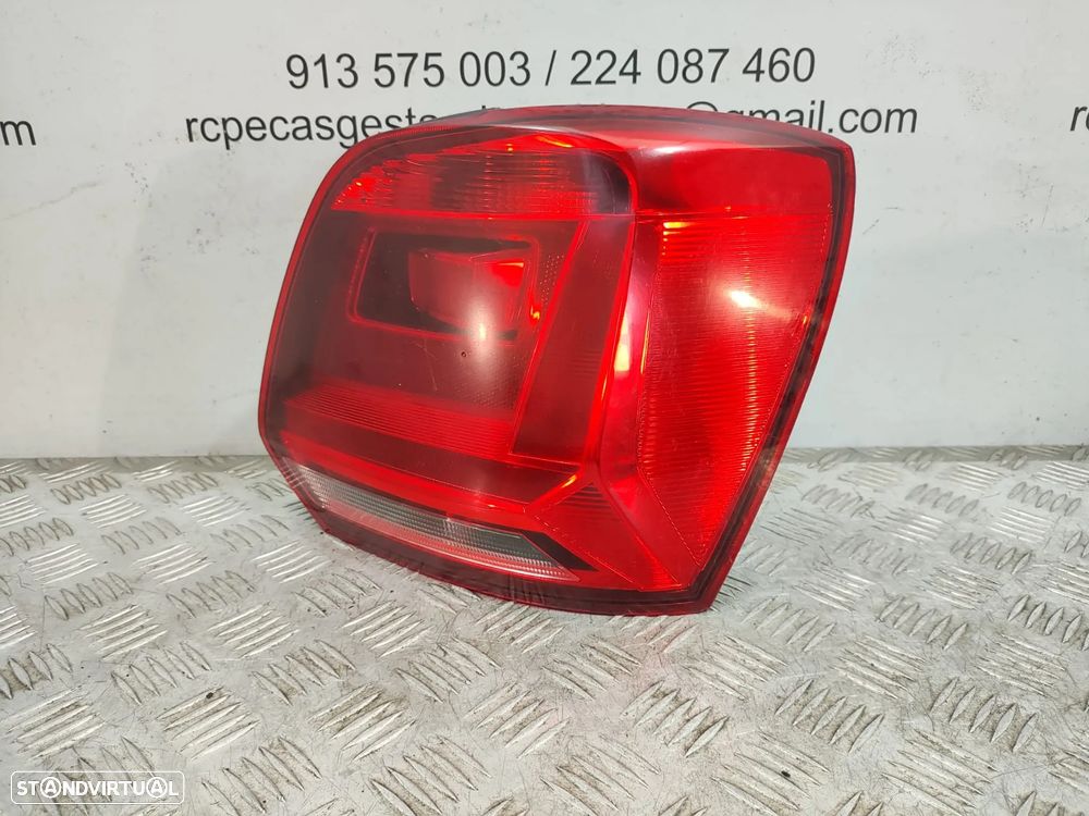 Farolins traseiros trás direito esquerdo originais VW Volkswagen Polo 5 V 6R 6C Facelift de 2014 a 2018 - 13