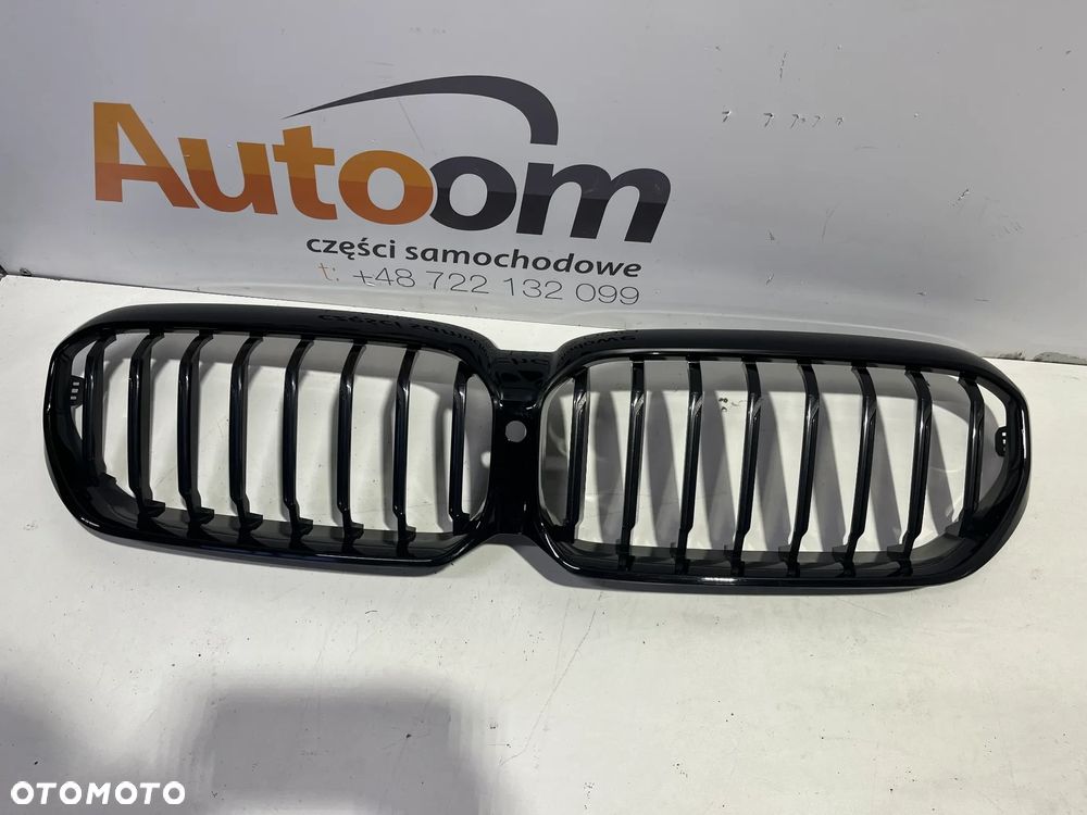 GRILL ATRAPA CHŁODNIC NERKI BMW 5 G30 G31 CZARNY BLACK 9852169-03 ORYGINALNY - 1