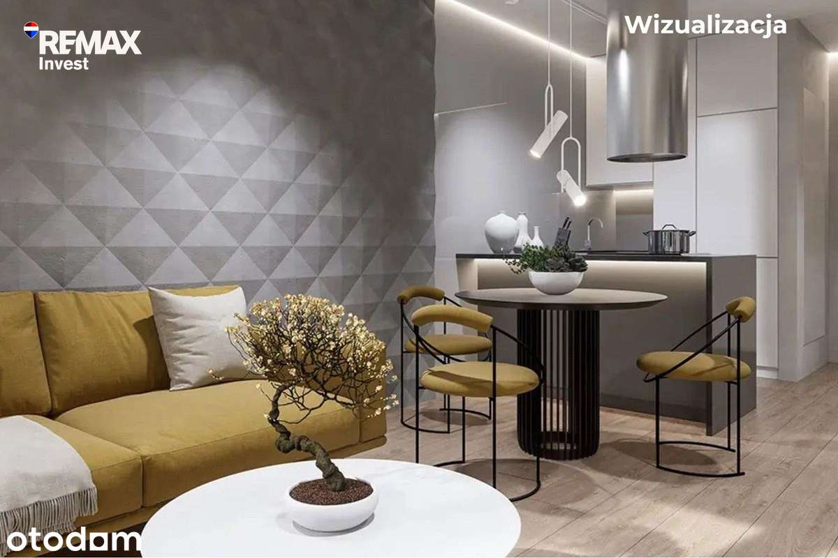 2 pokoje | 38,92 m² | Balkon z widokiem